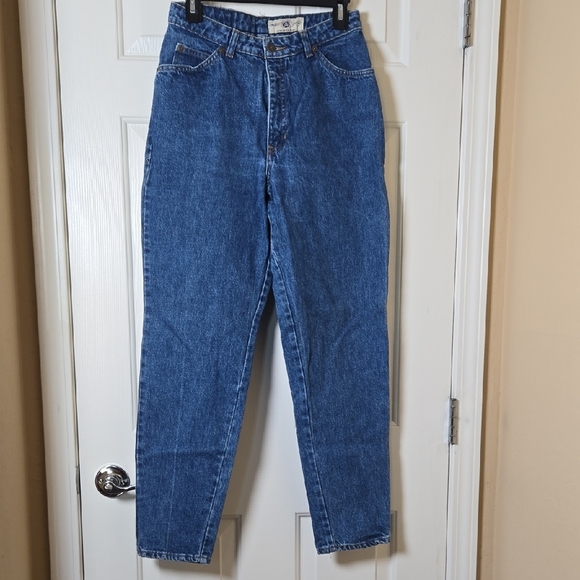 GAP Vintage 80's High Rise Blue Jeans Classic OLD SCHOOL MOM JEANS R BACK 11-12 - Picture 1 of 17
